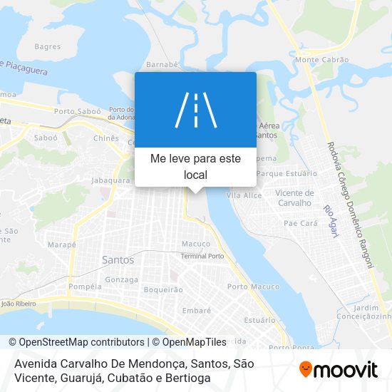 Avenida Carvalho De Mendonça mapa