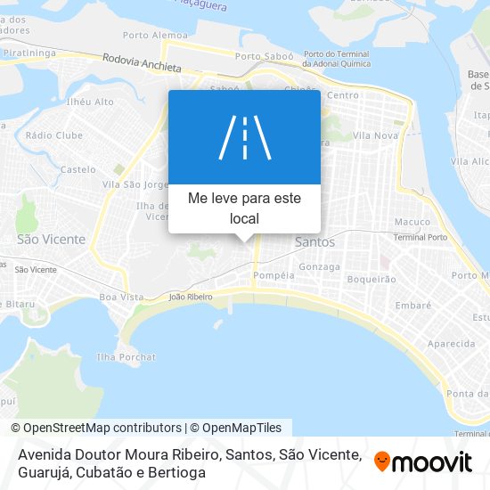 Avenida Doutor Moura Ribeiro mapa