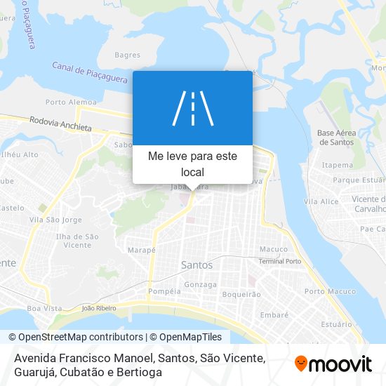 Avenida Francisco Manoel mapa
