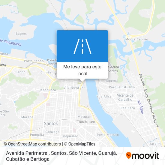 Avenida Perimetral mapa