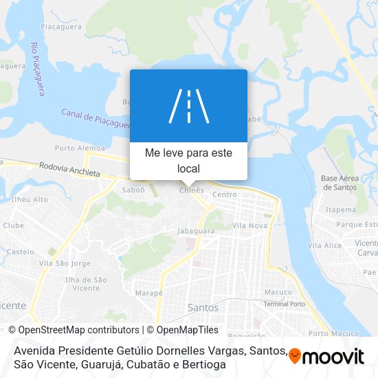 Avenida Presidente Getúlio Dornelles Vargas mapa