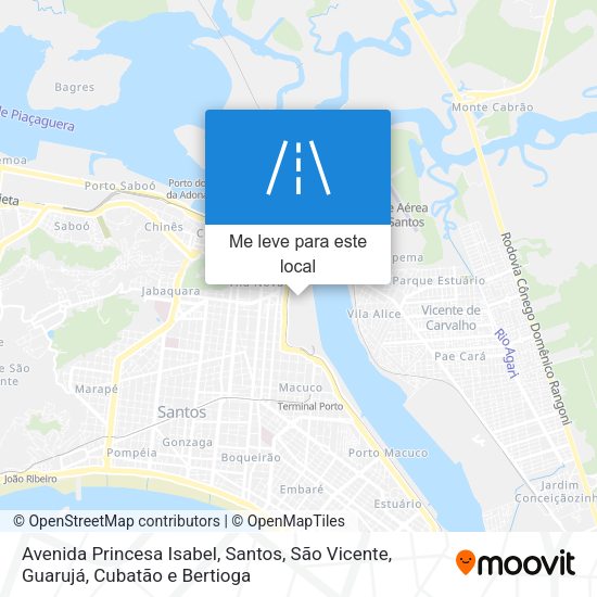 Avenida Princesa Isabel mapa