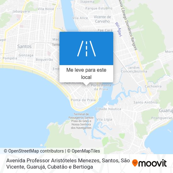 Avenida Professor Aristóteles Menezes mapa