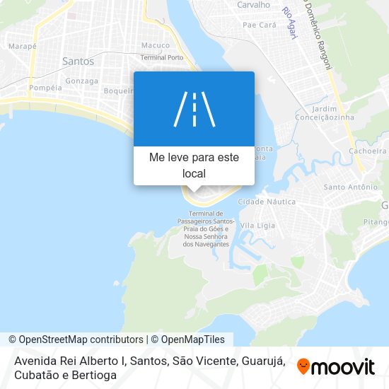 Avenida Rei Alberto I mapa