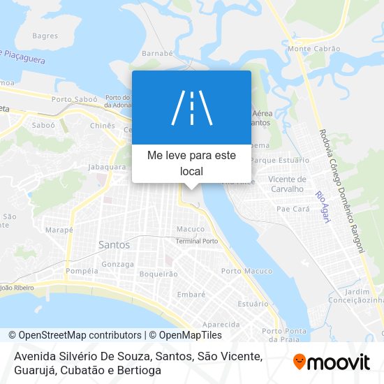 Avenida Silvério De Souza mapa