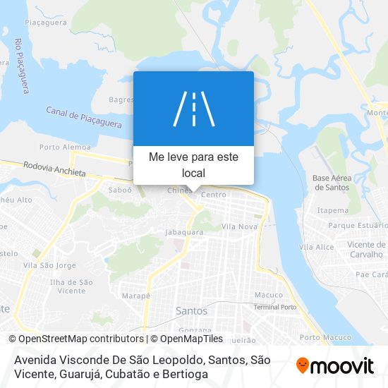 Avenida Visconde De São Leopoldo mapa