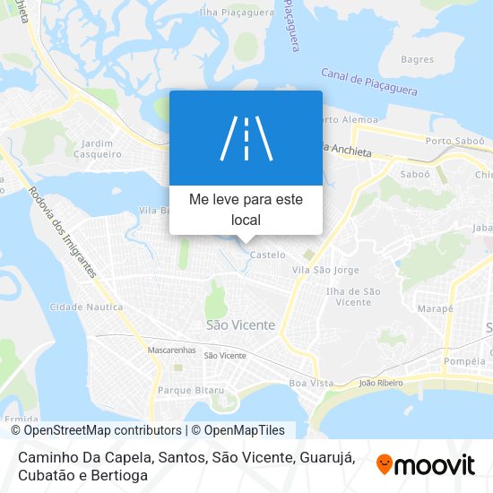 Caminho Da Capela mapa