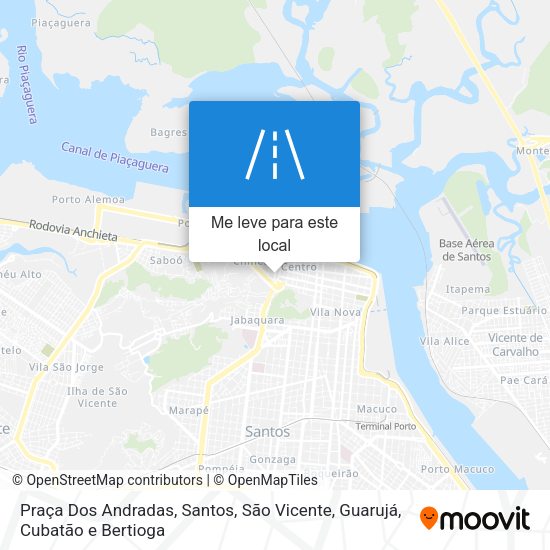 Praça Dos Andradas mapa