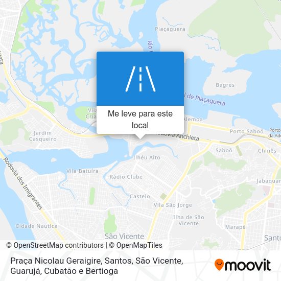 Praça Nicolau Geraigire mapa