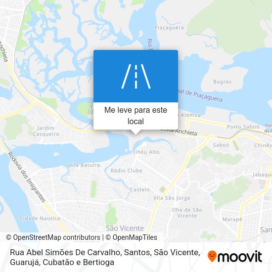 Rua Abel Simões De Carvalho mapa
