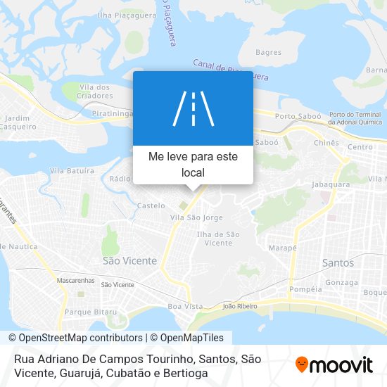 Rua Adriano De Campos Tourinho mapa