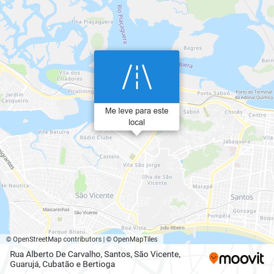 Rua Alberto De Carvalho mapa