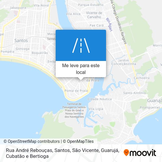 Rua André Rebouças mapa