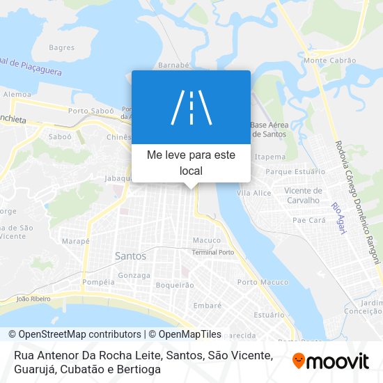 Rua Antenor Da Rocha Leite mapa
