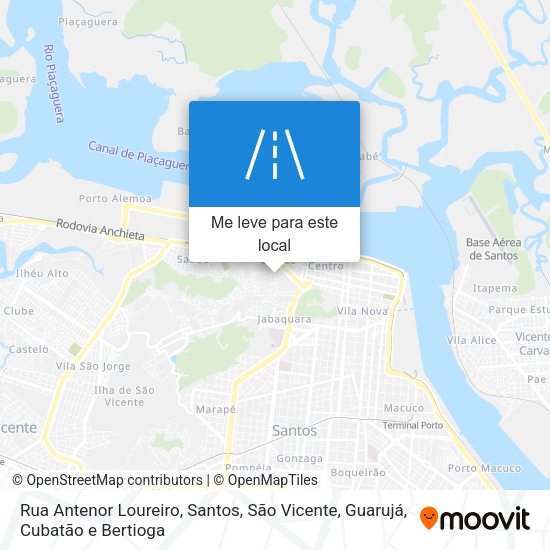 Rua Antenor Loureiro mapa