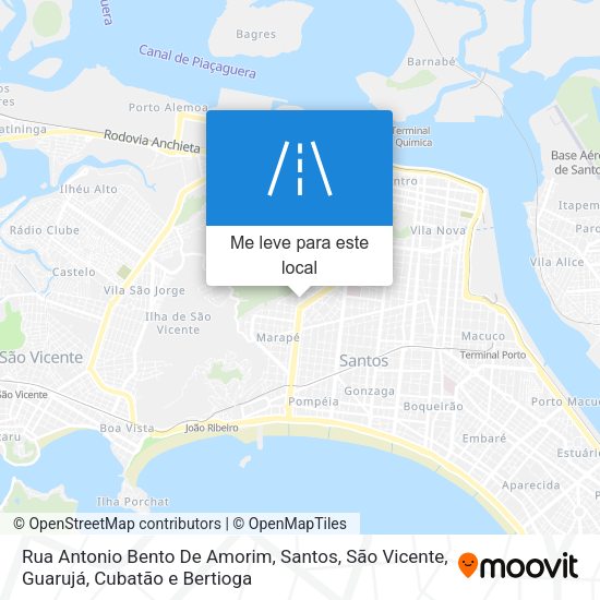 Rua Antonio Bento De Amorim mapa