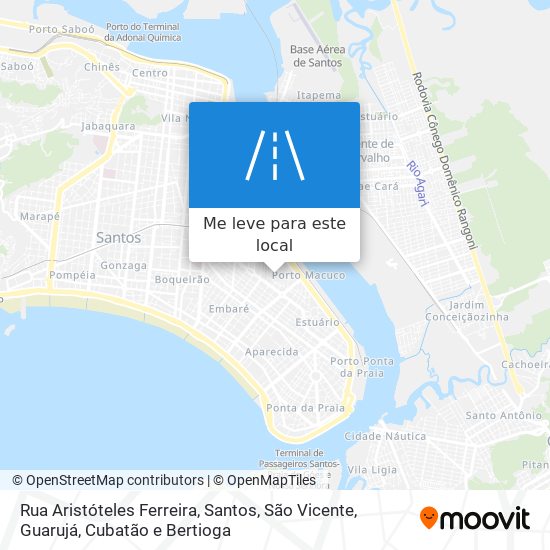 Rua Aristóteles Ferreira mapa