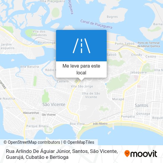 Rua Arlíndo De Águiar Júnior mapa