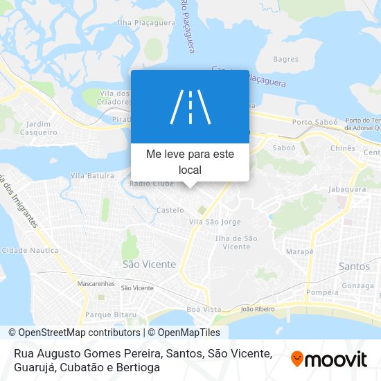 Rua Augusto Gomes Pereira mapa
