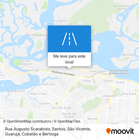 Rua Augusto Scaraboto mapa