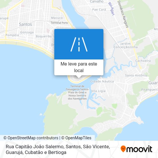 Rua Capitão João Salermo mapa