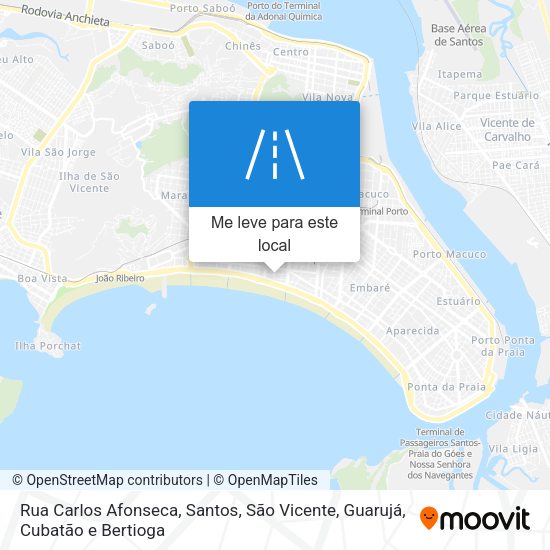 Rua Carlos Afonseca mapa