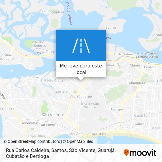 Rua Carlos Caldeira mapa