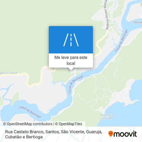 Rua Castelo Branco mapa