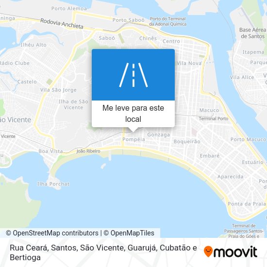 Rua Ceará mapa