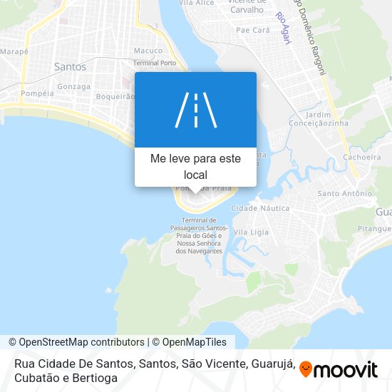 Rua Cidade De Santos mapa