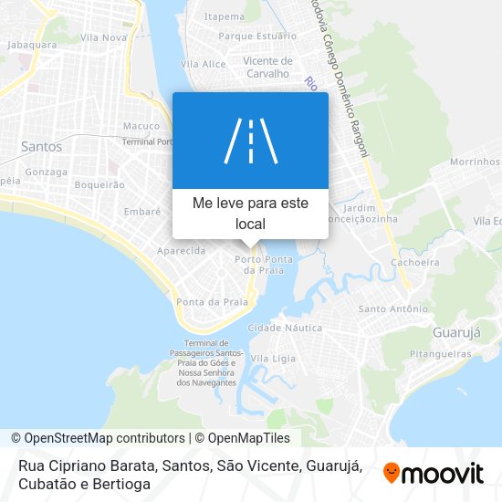 Rua Cipriano Barata mapa