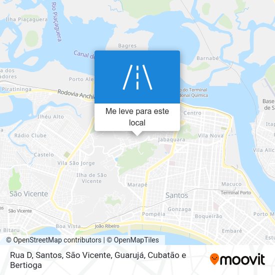 Rua D mapa