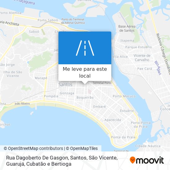 Rua Dagoberto De Gasgon mapa