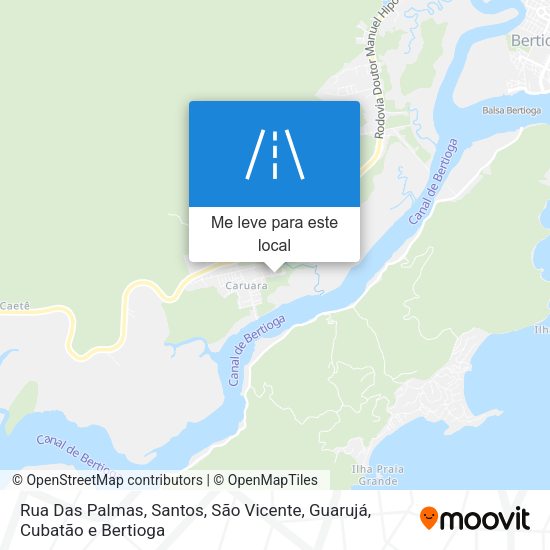 Rua Das Palmas mapa