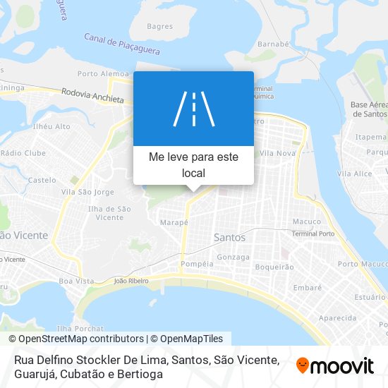 Rua Delfino Stockler De Lima mapa