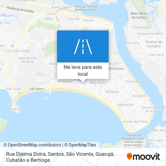 Rua Djalma Dutra mapa