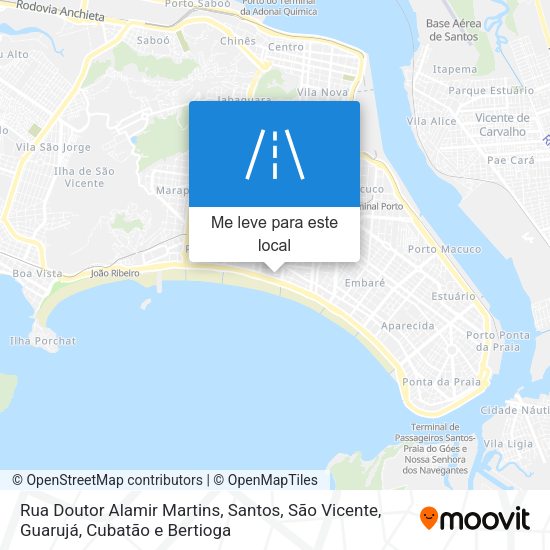 Rua Doutor Alamir Martins mapa