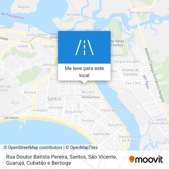 Rua Doutor Batista Pereira mapa