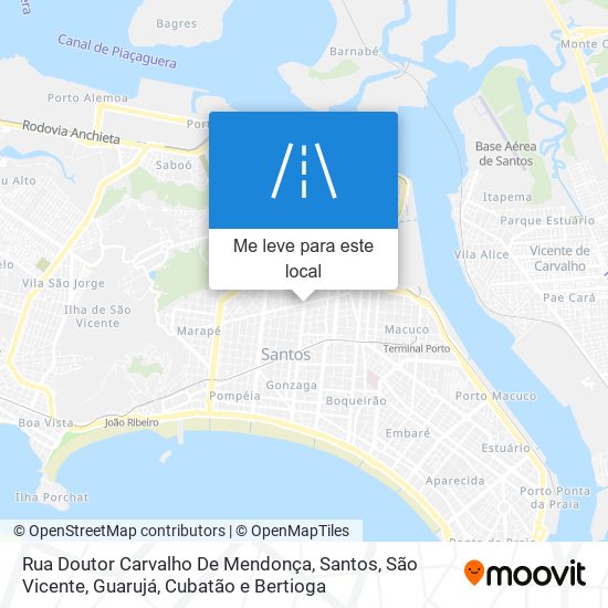 Rua Doutor Carvalho De Mendonça mapa