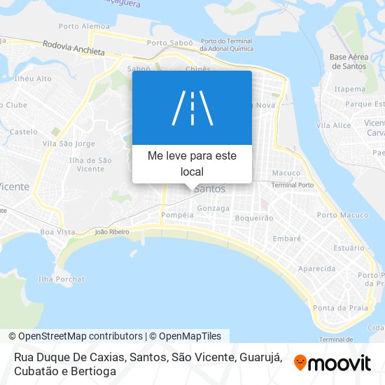 Rua Duque De Caxias mapa