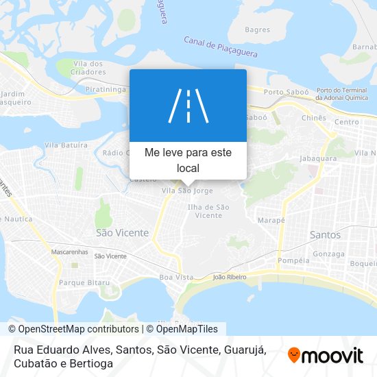 Rua Eduardo Alves mapa
