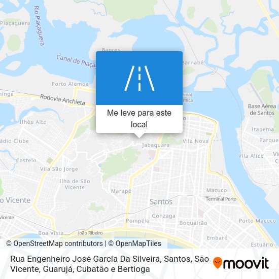 Rua Engenheiro José García Da Silveira mapa
