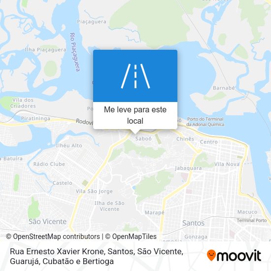 Rua Ernesto Xavier Krone mapa