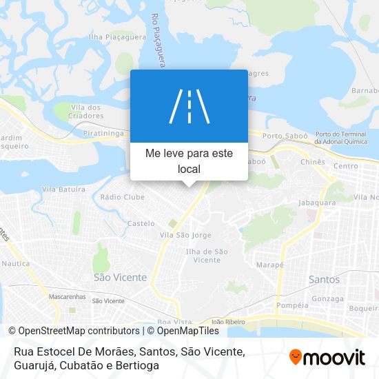 Rua Estocel De Morães mapa