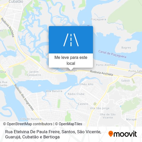 Rua Etelvina De Paula Freire mapa