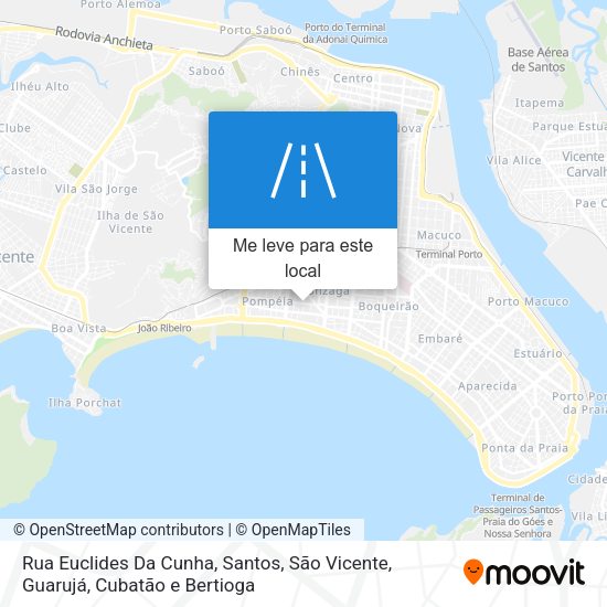 Rua Euclides Da Cunha mapa