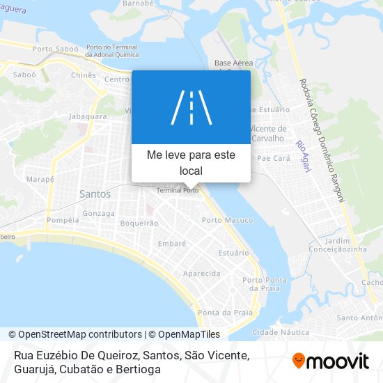 Rua Euzébio De Queiroz mapa