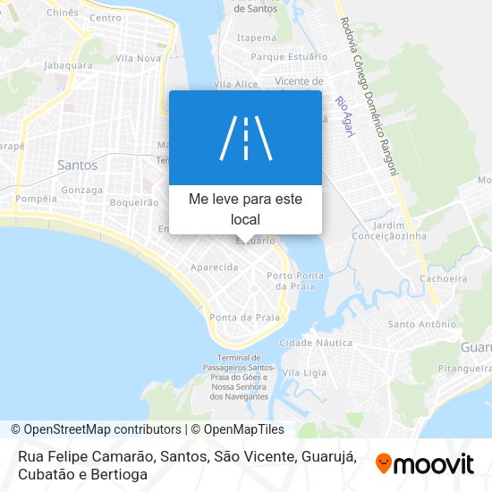 Rua Felipe Camarão mapa