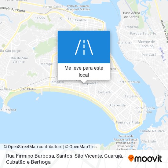 Rua Firmino Barbosa mapa
