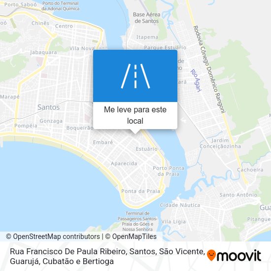 Rua Francisco De Paula Ribeiro mapa